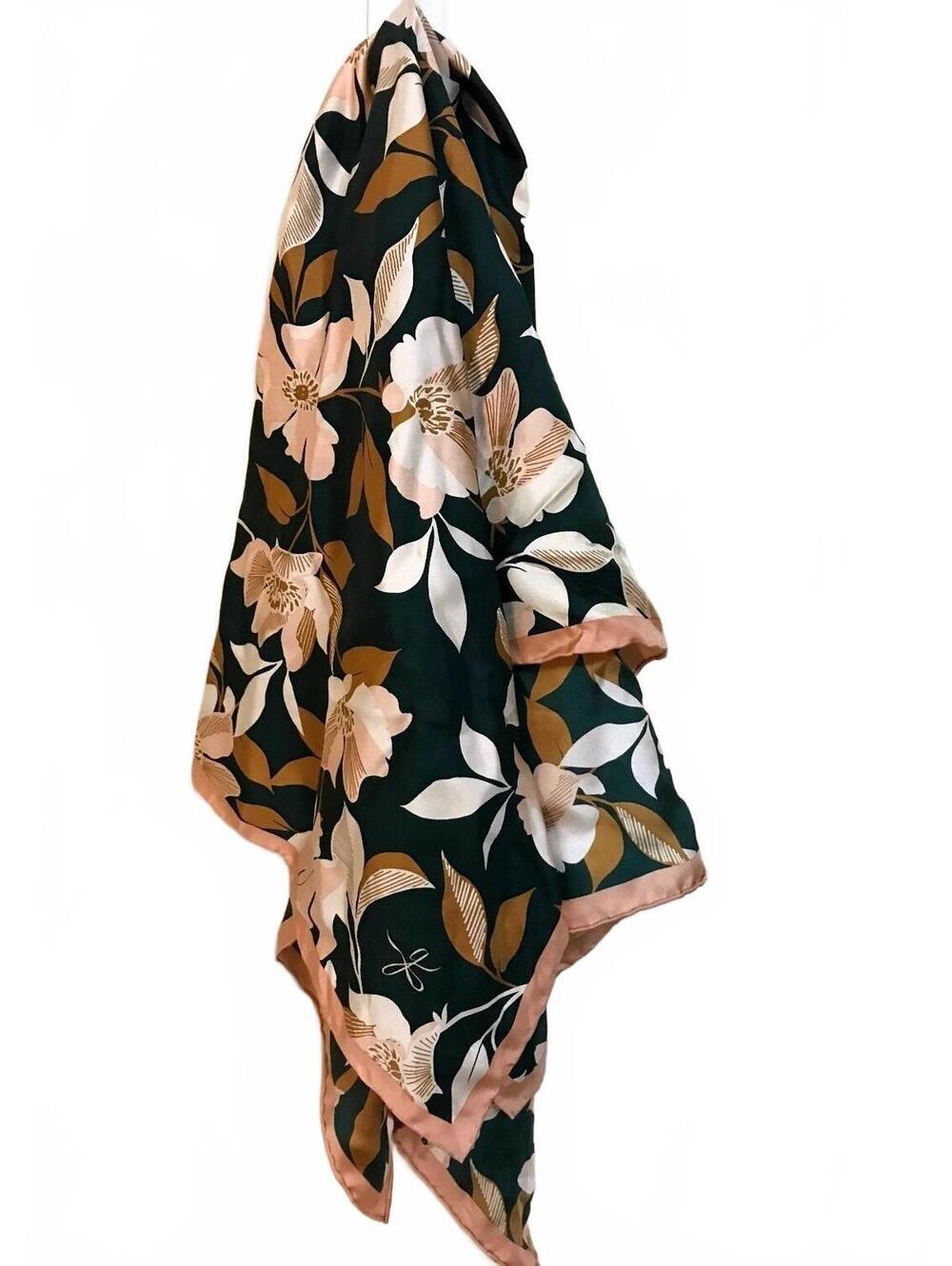 Gal Meets Glam Floral Silk Scarf